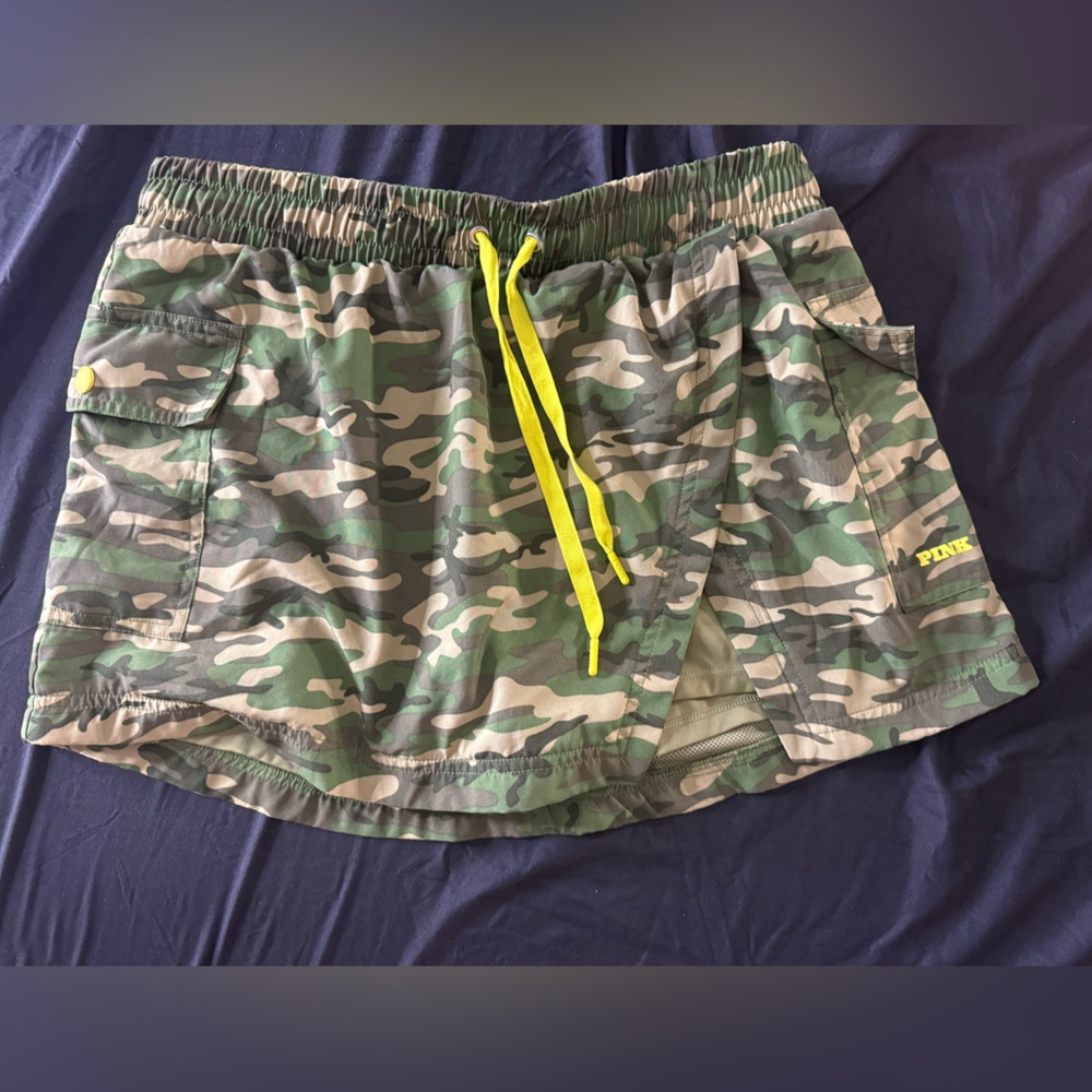 PINK Victoria's Secret Olive and Camouflage Shorts